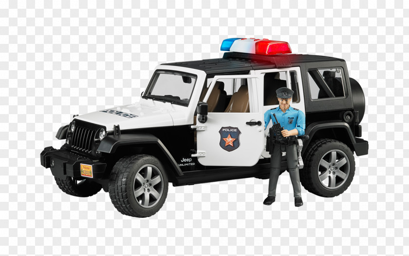 Jeep Wrangler Unlimited Rubicon Police Car Vehicle PNG