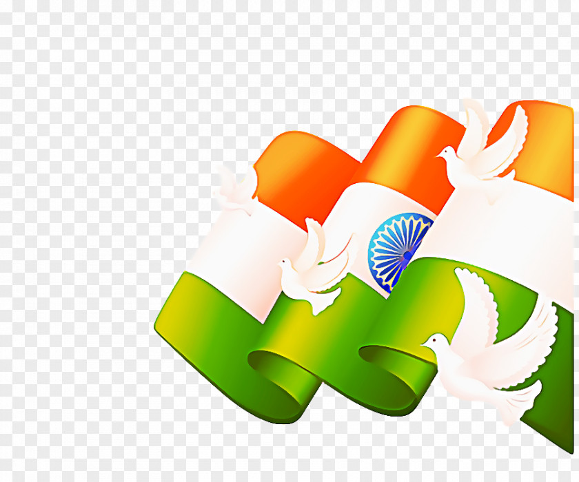 Logo Orange India Independence Day Indian Flag PNG