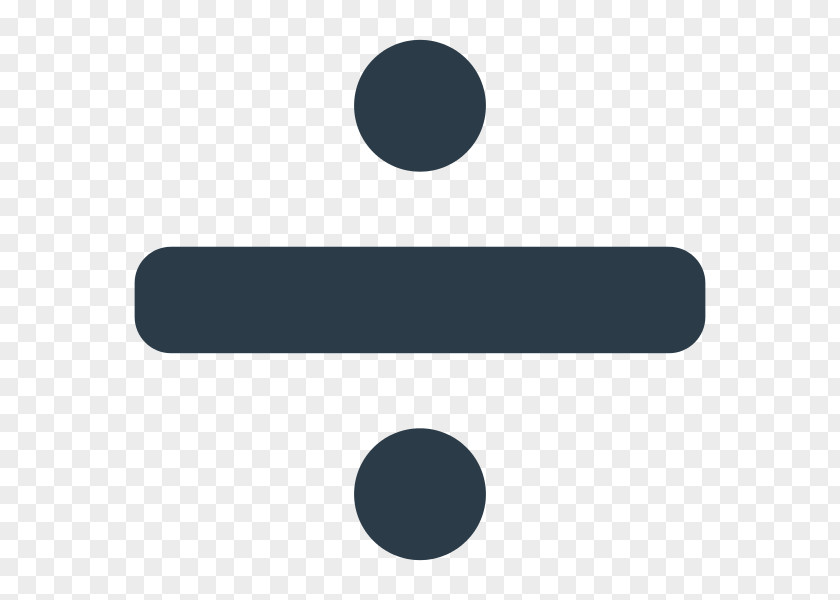 Emoji Obelus Division Symbol Sign PNG