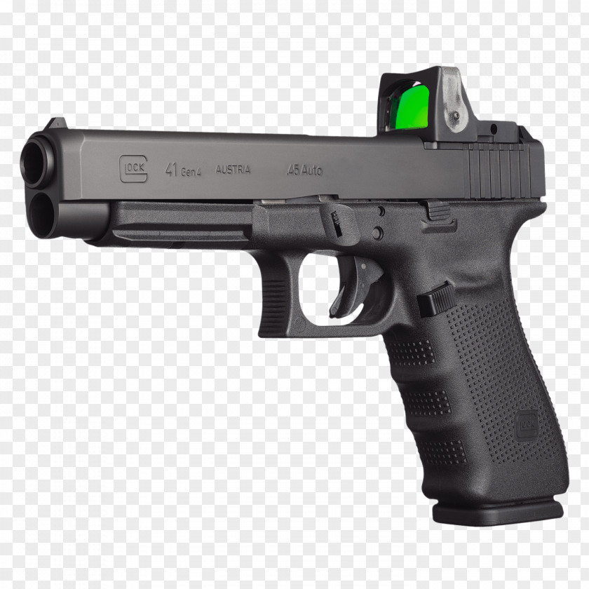 Handgun Glock 41 Ges.m.b.H. .45 ACP Pistol PNG