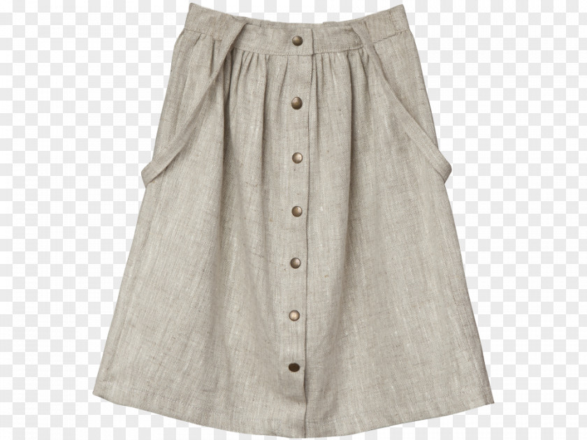 Long Skirt Khaki Beige Waist Grey PNG