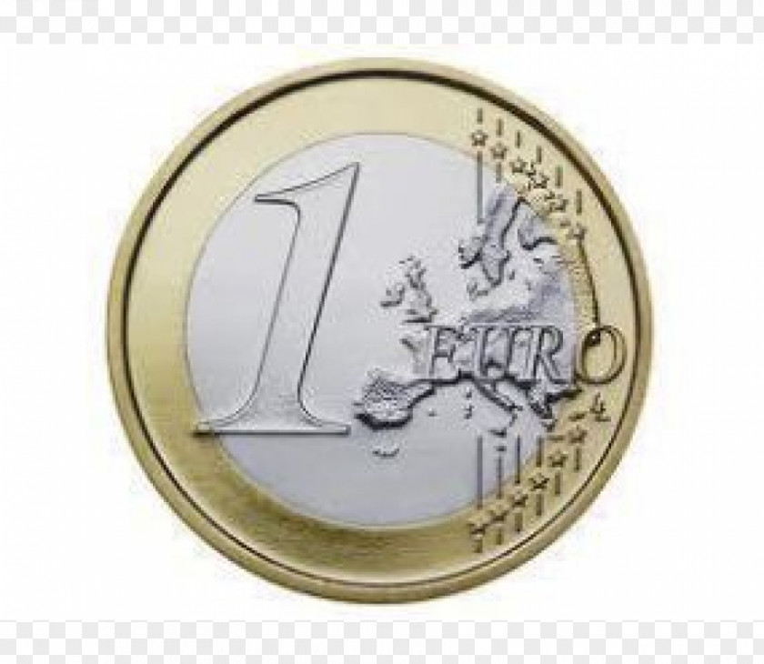 Coin 1 Euro Coins Cent PNG