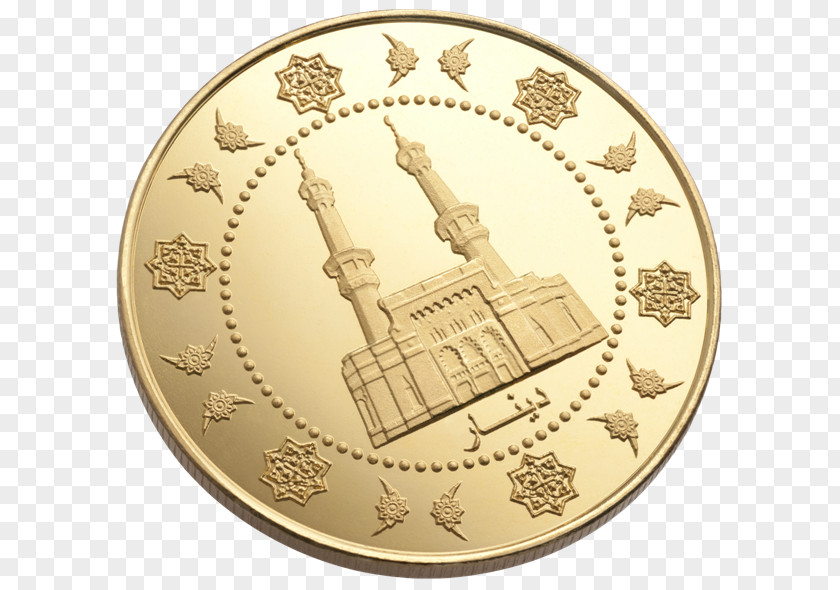 Gold Modern Dinar Coin As An Investment PNG