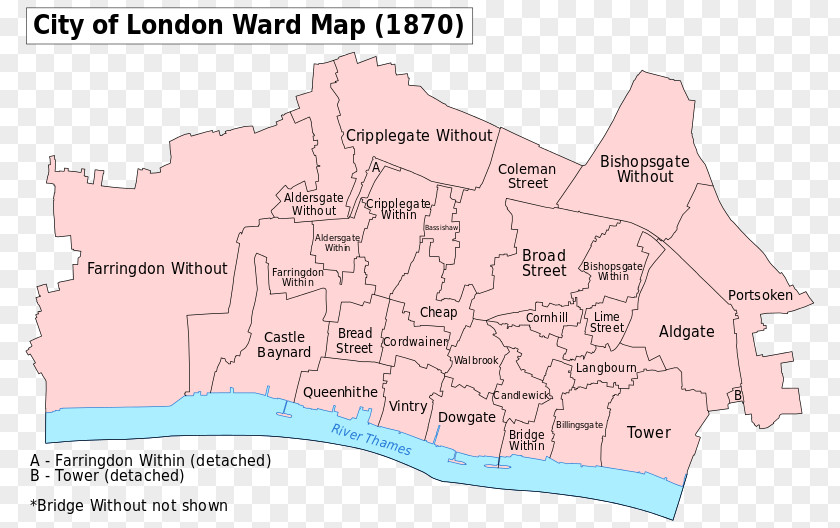 Map Square Mile Wards Of The City London Ordnance Survey PNG