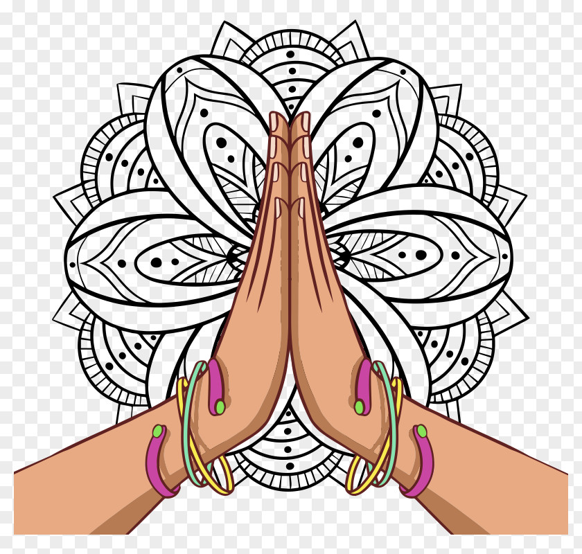 Nameste Flyer Namaste Tattoo Thumb Mudra Clip Art PNG