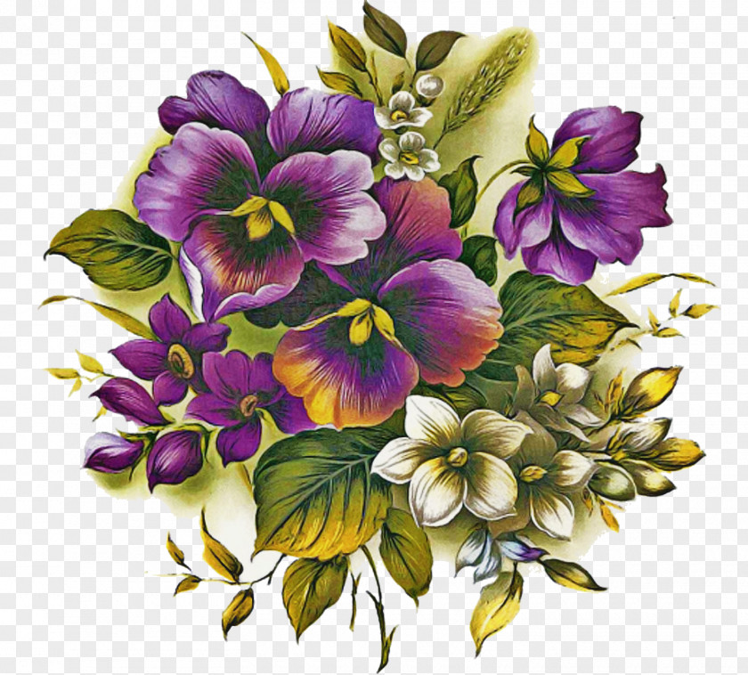 Pansy Viola Flower Flowering Plant Violet Purple PNG