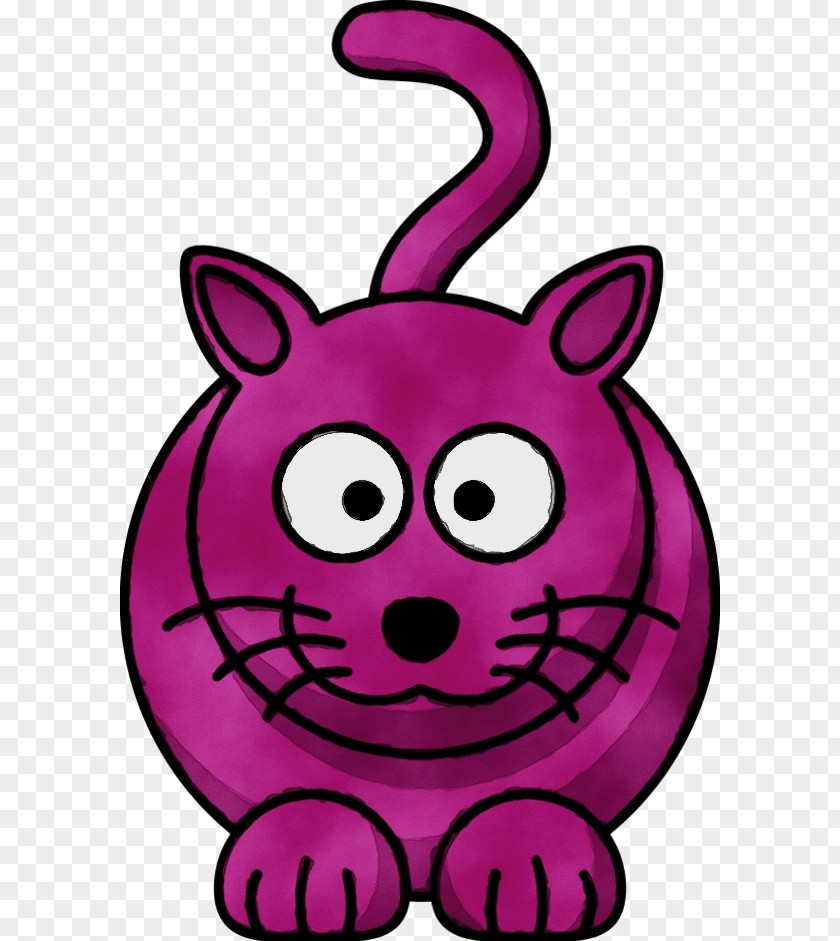 Smile Snout Pink Cartoon Purple Violet Clip Art PNG