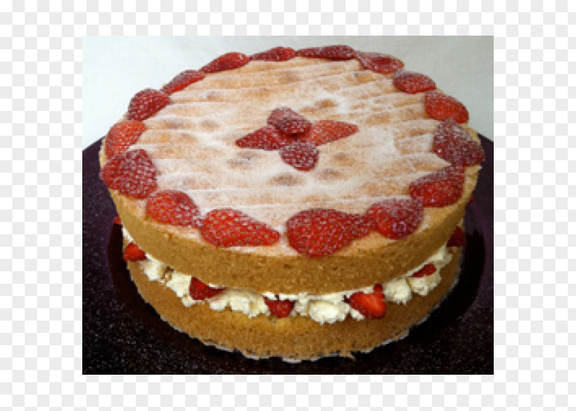 Strawberry Sponge Cake Pie Torte Cheesecake Cream PNG