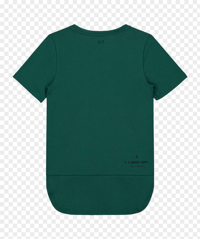 T-shirt Long-sleeved Crew Neck Piqué PNG
