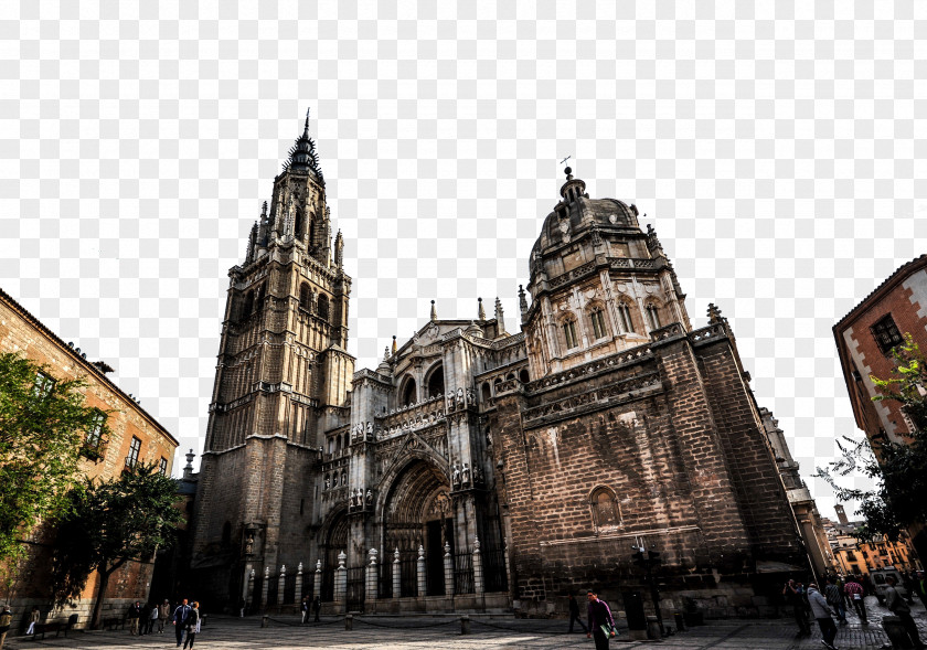 Toledo's Famous Cathedral Toledo Monastery Of San Juan De Los Reyes Madrid Alcxe1zar Seville Segovia PNG
