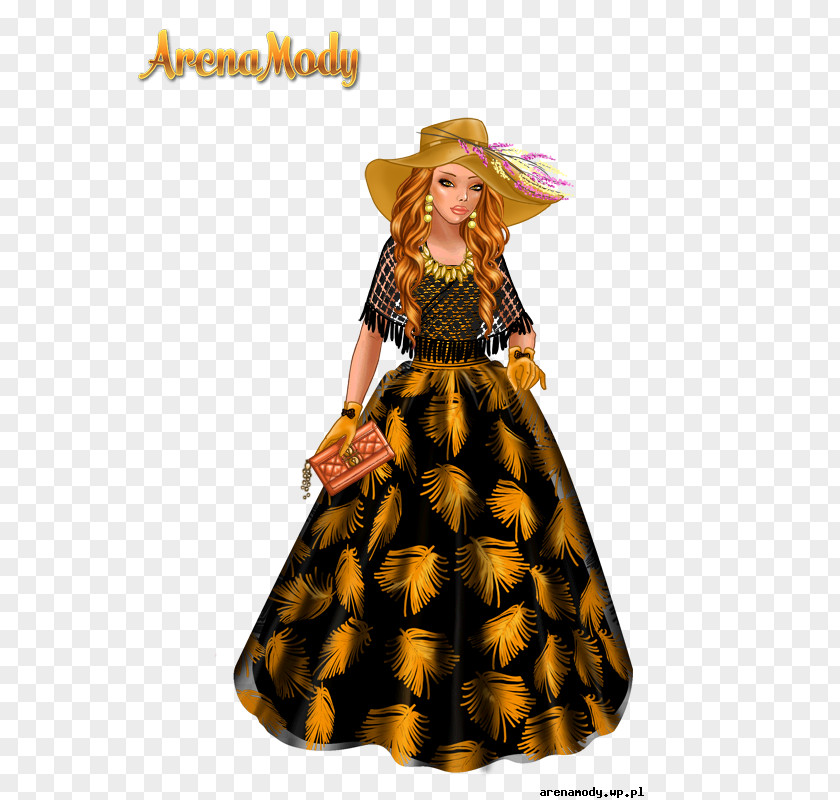 Barbie Fashion Costume Dress PNG