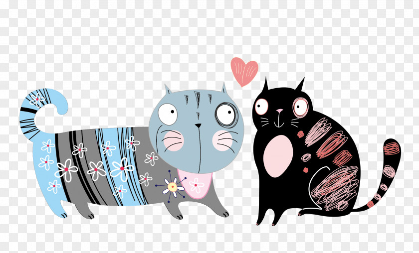 Cute Cat Cartoon Cuteness PNG