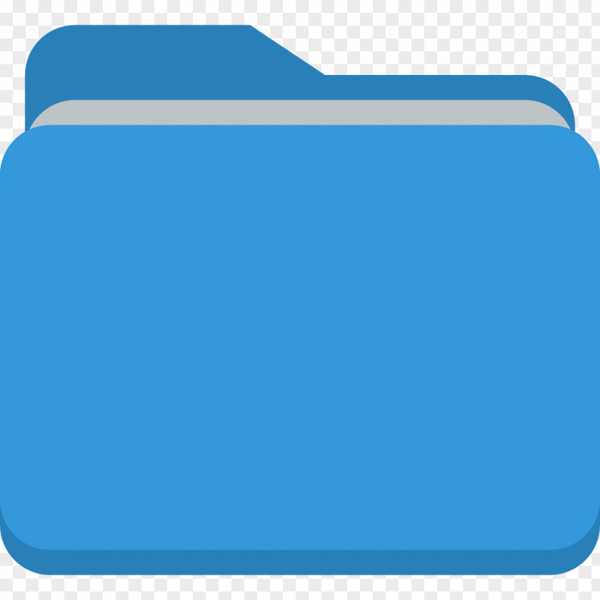 Folder Electric Blue Angle Area PNG