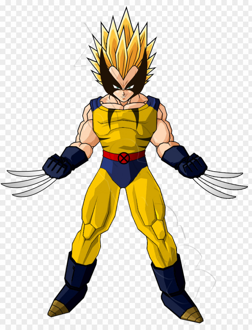 Goku Vegeta Wolverine Gohan Trunks PNG