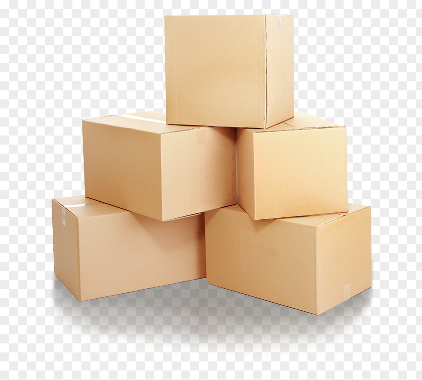 Packaging Cardboard Box And Labeling Package Delivery PNG