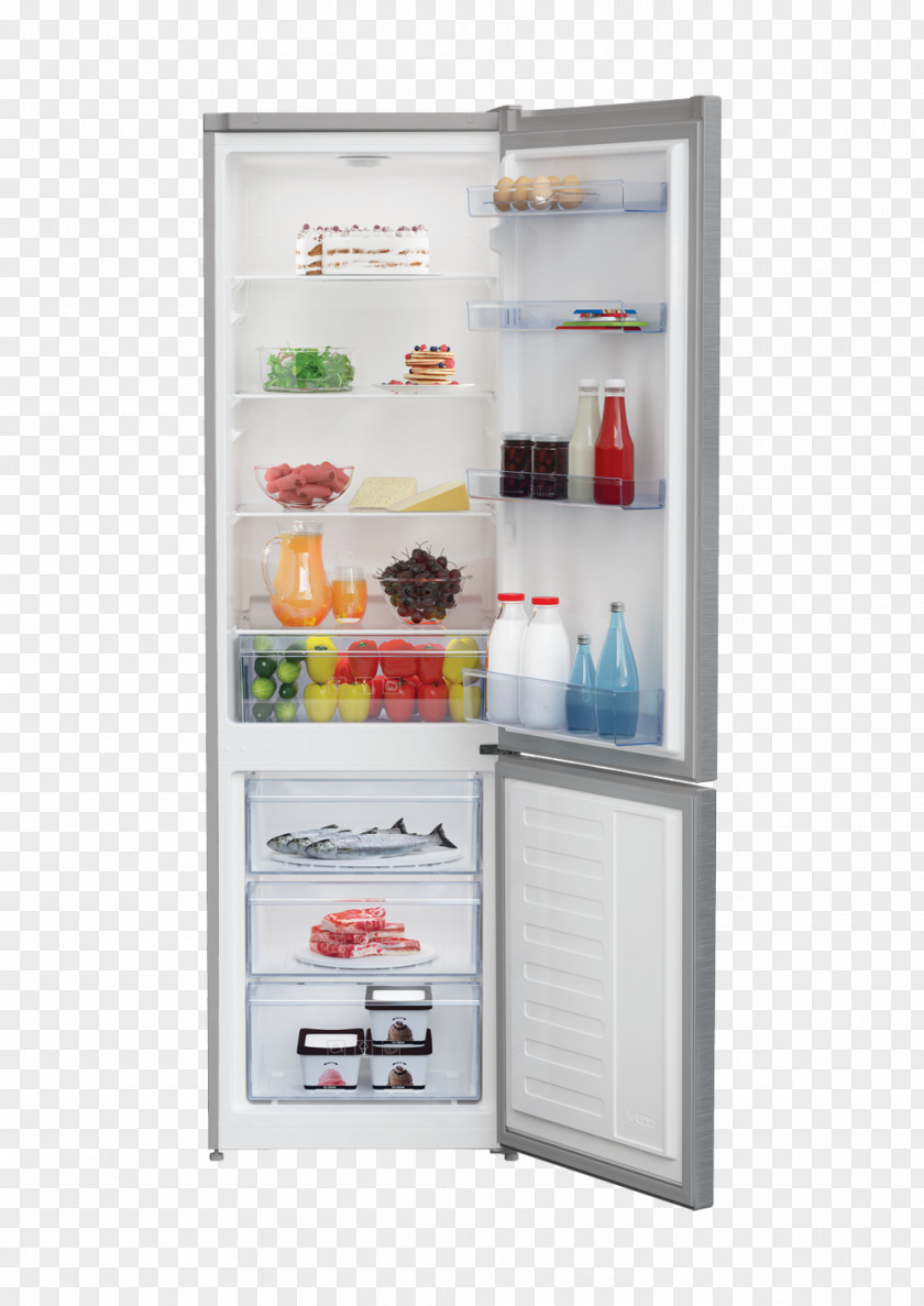 Refrigerator BEKO Beko KuhGefKo RCSA270K30W APlusPlus Wh Dn156720dx Inox 1. 85x74cm Combi No Frost Haier A3FE742CGBJ PNG