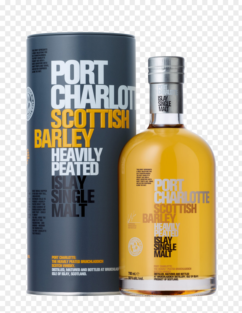 Barley Port Charlotte Distillery Single Malt Whisky Scotch PNG