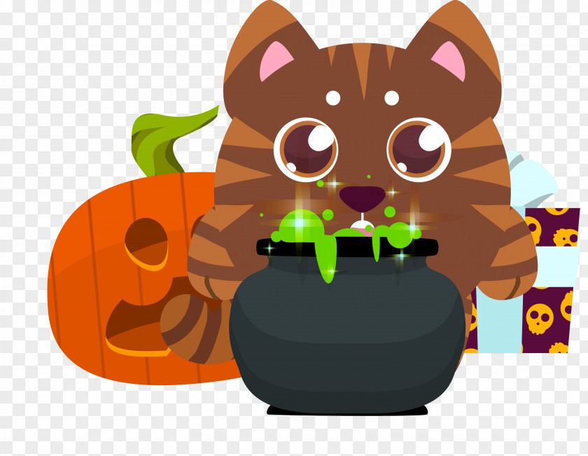 Cute Animal Halloween Costume Vector Design Disguise Clip Art PNG