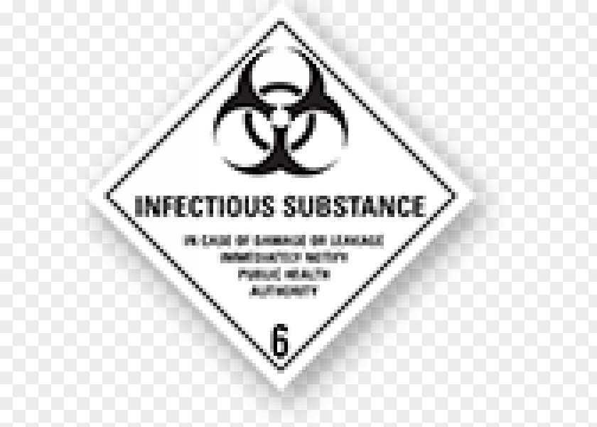 Hazmat Class 6 Toxic And Infectious Substances Dangerous Goods Label HAZMAT Transport Chemical Substance PNG