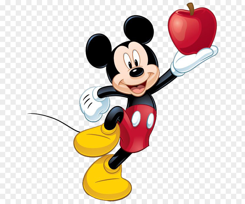 Mickey Mouse Minnie Goofy Caramel Apple Candy PNG