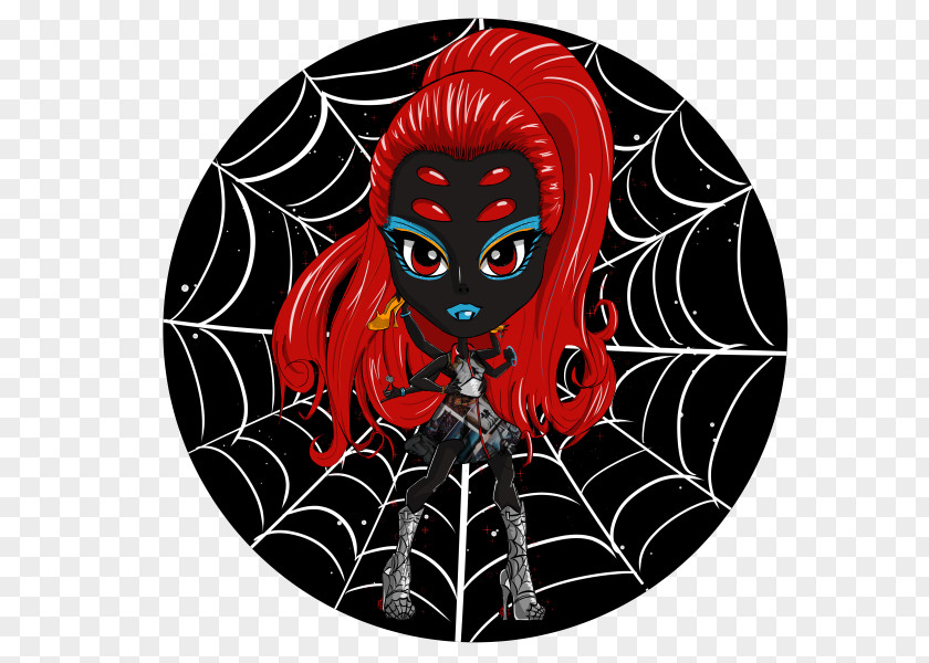 Doll Monster High Wydowna Spider Toy Art PNG