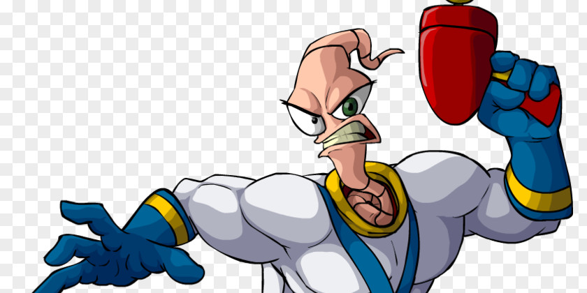 Earthworm Jim 2 3D HD Shiny Entertainment PNG