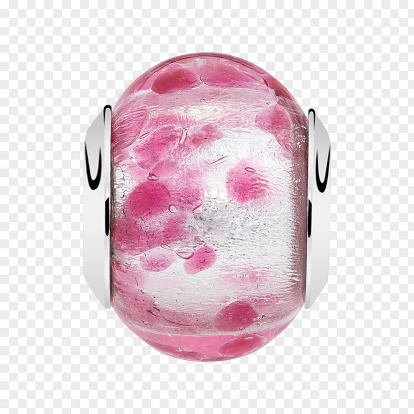 Gemstone Bead Pink M Body Jewellery PNG