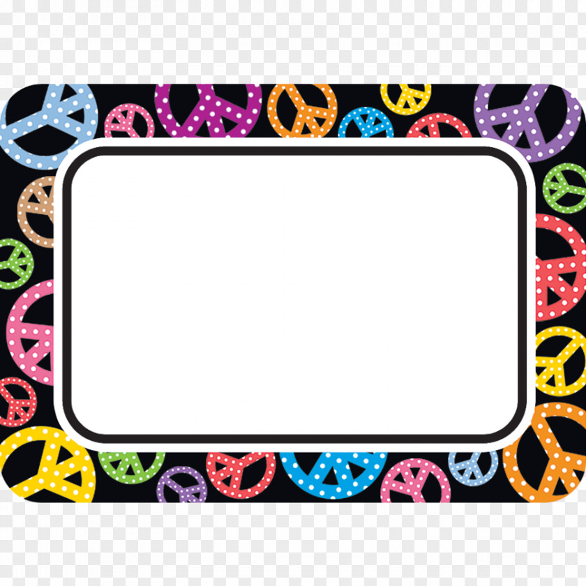 Name Tag Peace Symbols Sticker Clip Art PNG