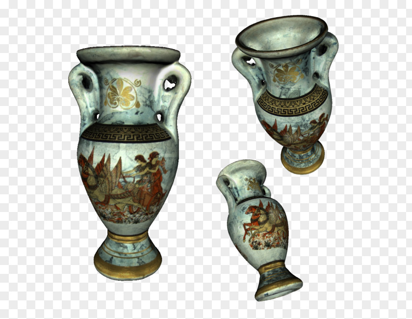 Vase Ceramic Threeding Artec 3D Scanner PNG