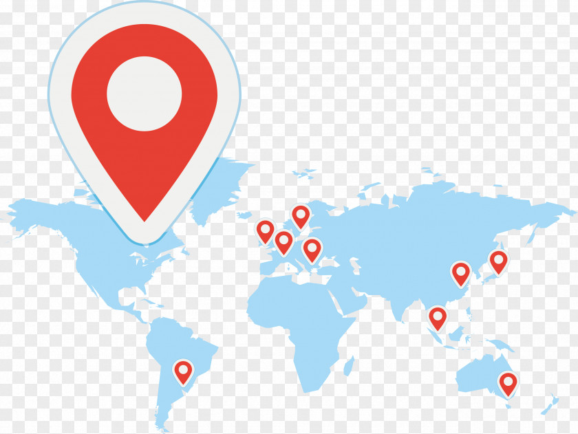 Vector Location Map World PNG