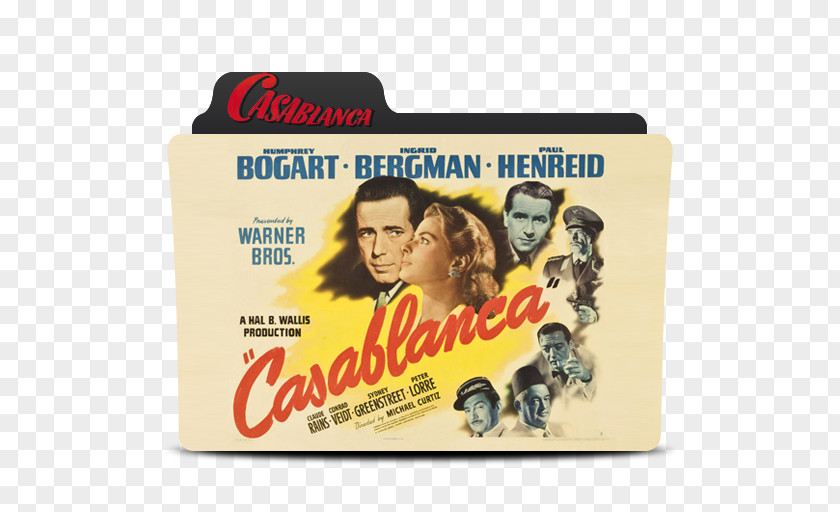 Casablanca Rick Blaine Film Poster Art PNG