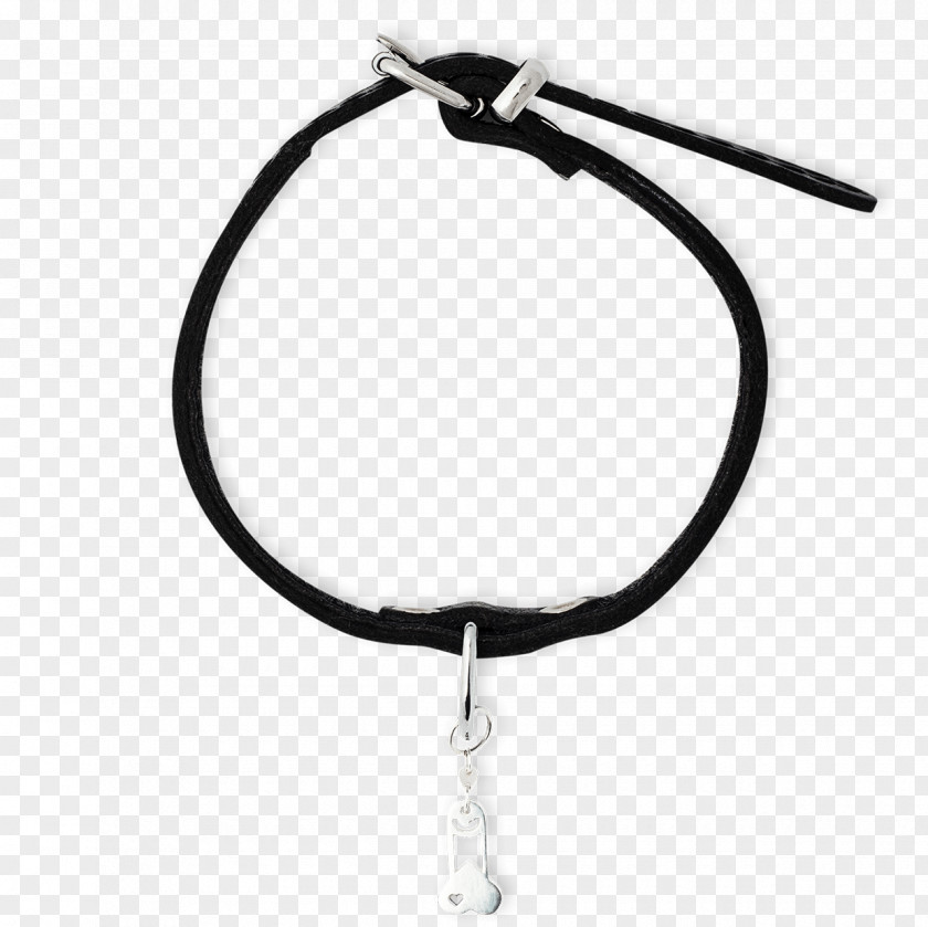 Red Collar Dog Body Jewellery Bracelet Black M PNG