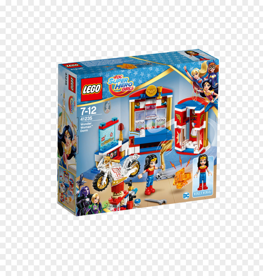 Wonder Woman LEGO 41235 DC Super Hero Girls Dorm Harley Quinn Toy PNG