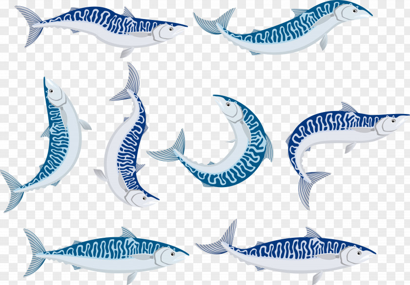 Blue Fish Chub Mackerel PNG