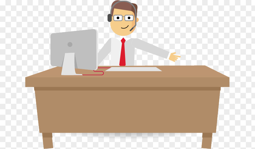 Man Desk Technical Support Help Information Technology Service PNG