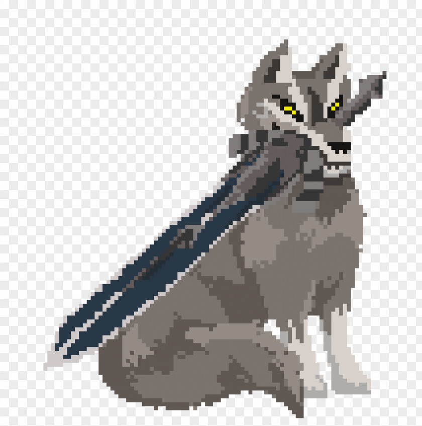 Dark Souls Souls: Artorias Of The Abyss Sif, Great Grey Wolf Gray Pixel Art PNG