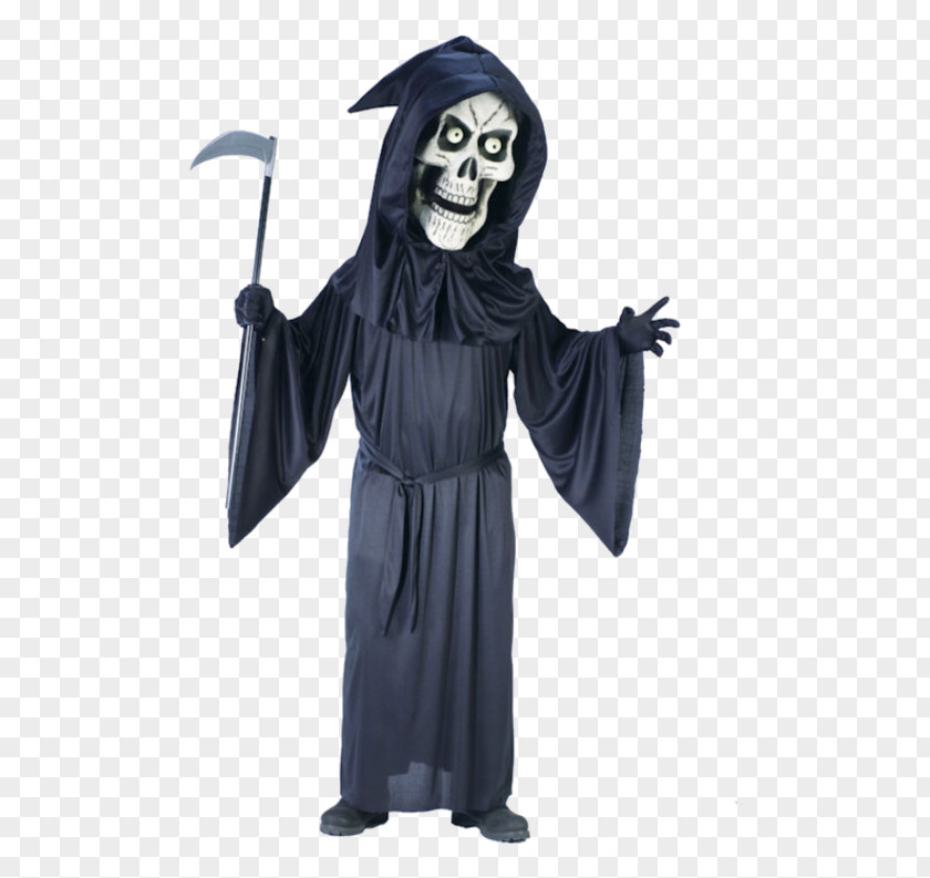 Halloween Death Costume Robe Party PNG