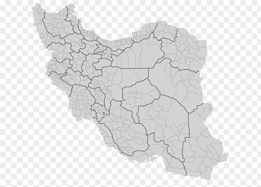 Iran Map Faridan County İran'ın şehristanları Ve Bahşları Shahr-e Sukhteh Counties Of Ostan PNG