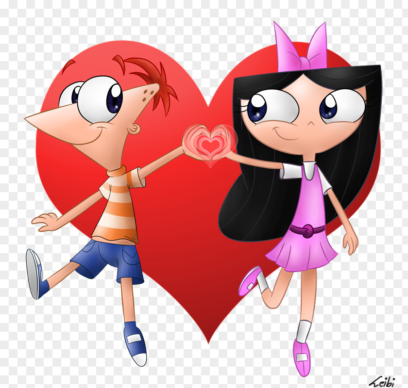 Kissing Material Isabella Garcia-Shapiro Phineas Flynn Candace Ferb Fletcher Vanessa Doofenshmirtz PNG