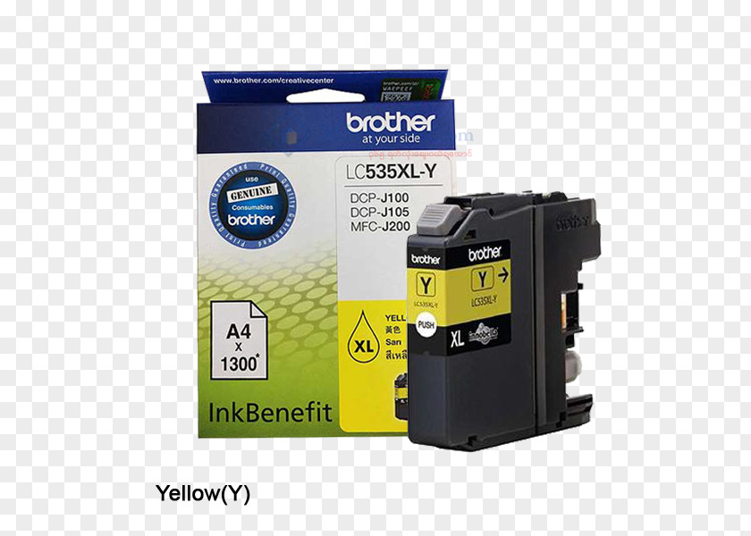 Printer Ink Cartridge Brother Industries Inkjet Printing PNG