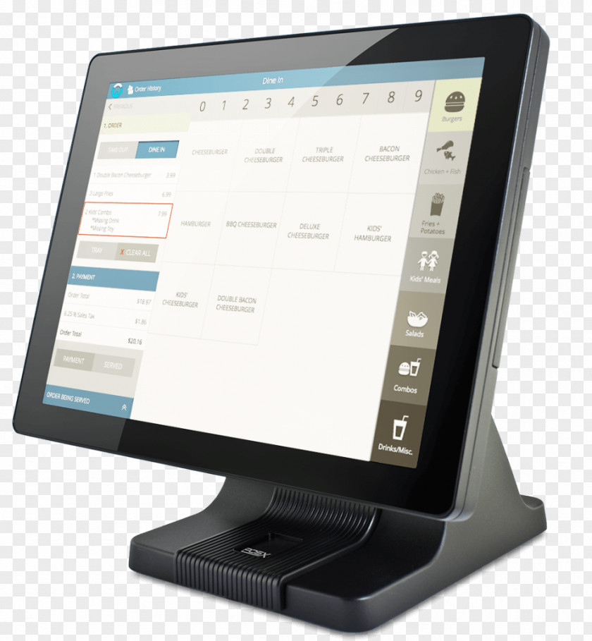 Restaurant Menu Analysis Point Of Sale Computer Monitors Touchscreen Barcode Scanners Business PNG