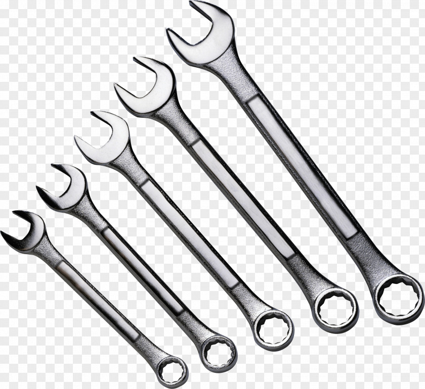 Wrench Spanner Image Hand Tool Car Home Repair PNG