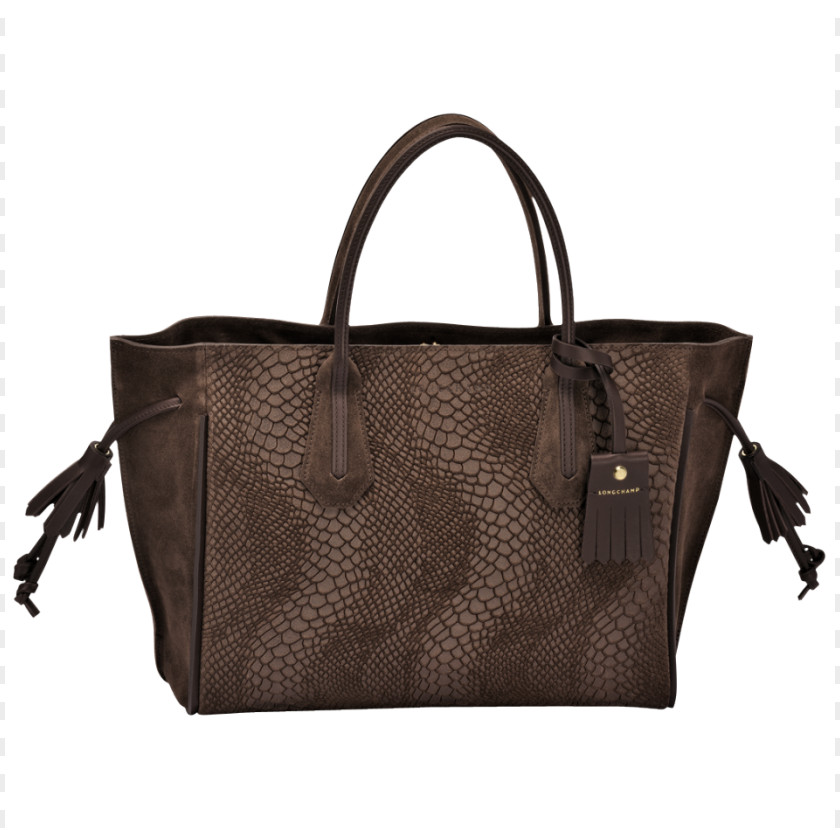 Bag Tote Longchamp Handbag Leather PNG