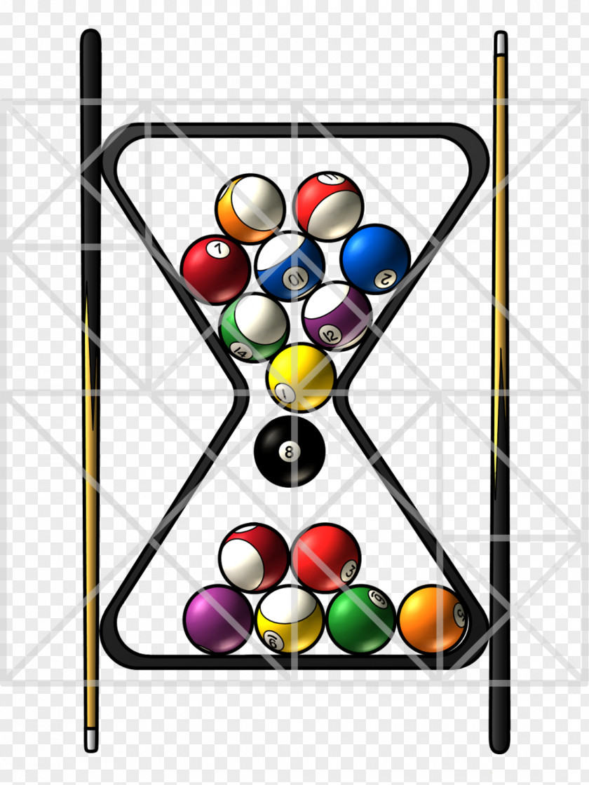 Billiards Pool Billiard Balls Line Clip Art PNG