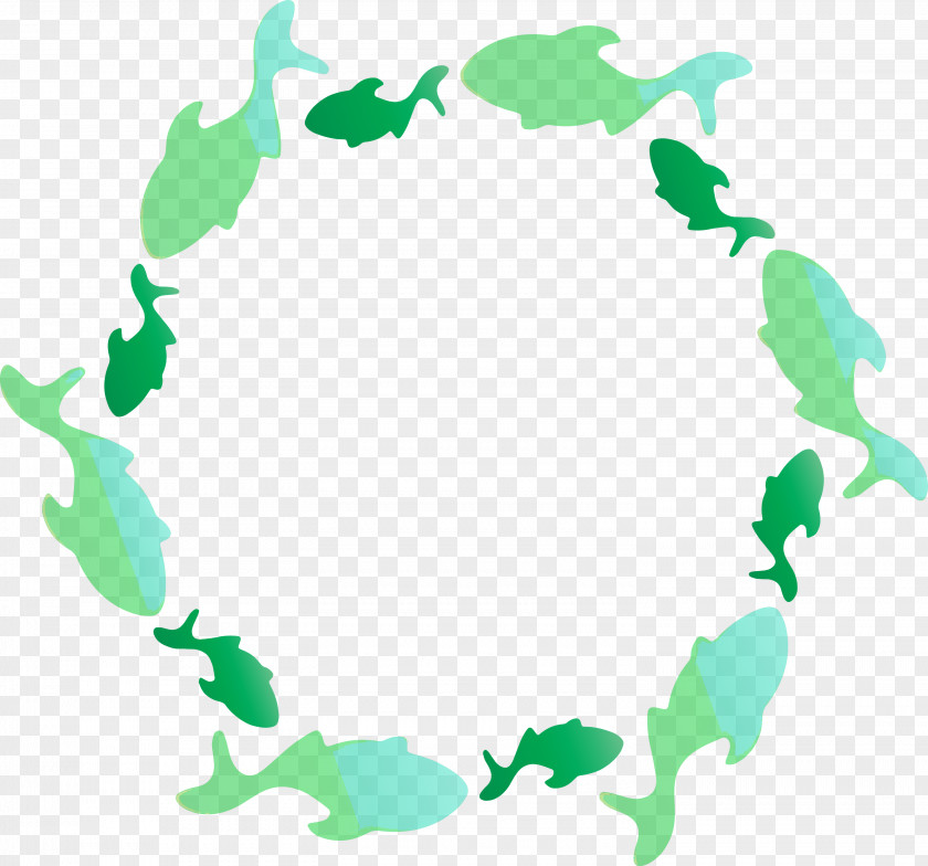 Fishes Frame Sea PNG