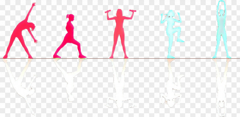Physical Fitness Magenta Pink Text Standing Joint Line PNG