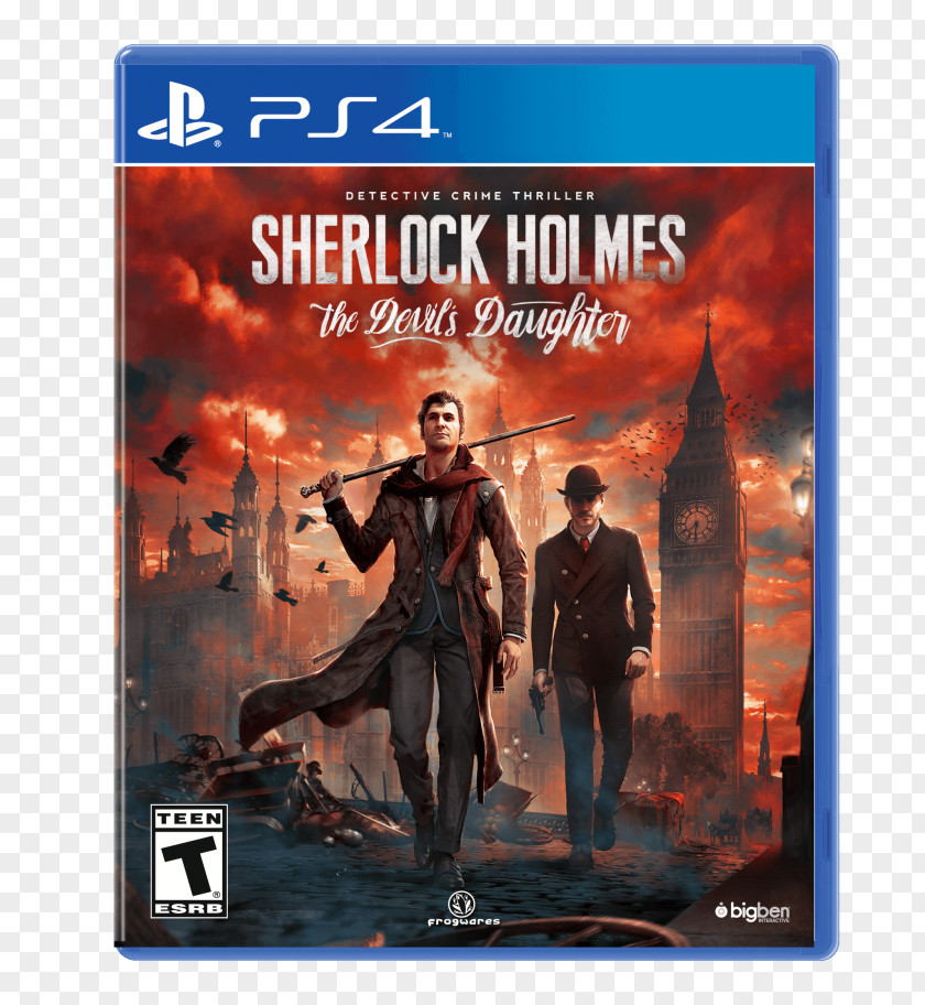 Sherlock Holmes The Devil's Daughter Holmes: Crimes & Punishments PlayStation 4 Video Game Xbox One PNG
