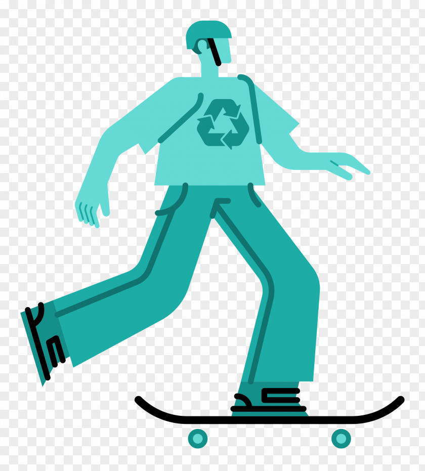 Skateboard Skateboarding Logo Joint Green PNG