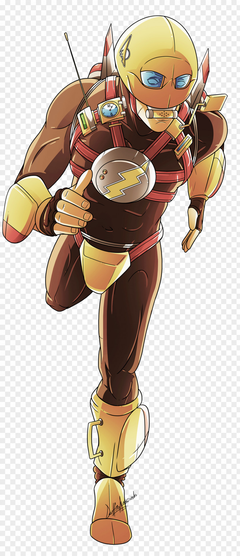 Steampunk Gear Flash Superhero Green Lantern Art PNG