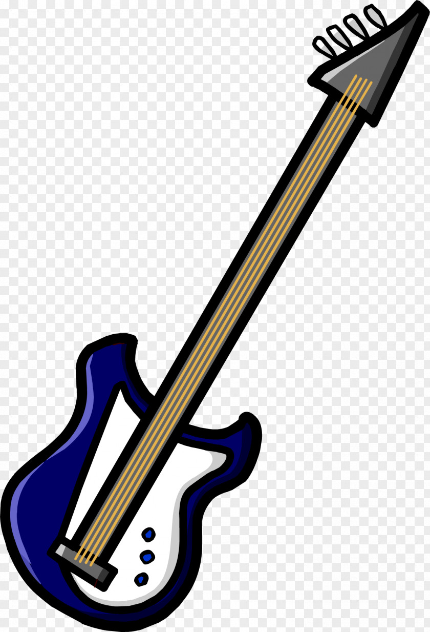 Bass Guitar Club Penguin Electric Clip Art PNG